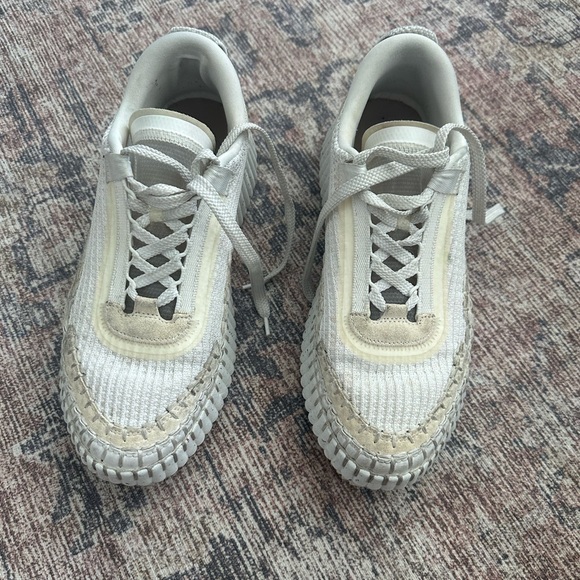 Chloe white and beige nama sneaker - Picture 2 of 7